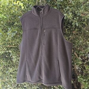 3XL Mens Black Zip-Up Vest George
